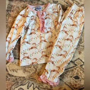 Pink Reindeer Pjs